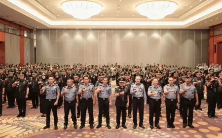 131 Pejabat Kanwil Kemenkumham Jatim Dilantik, Kakanwil : Siap Gas Pol Reformasi Birokrasi