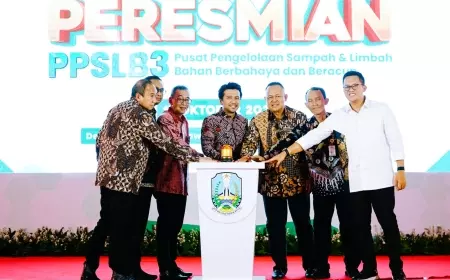 Wagub Emil Resmikan PPSLB3 di Mojokerto