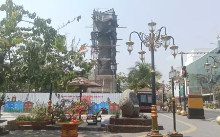 Patung Liberty Kota Madiun Telan Anggaran Ratusan Juta