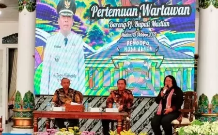 Pj Bupati Madiun: Pimpinan OPD Harus Memberi Ruang pada Wartawan