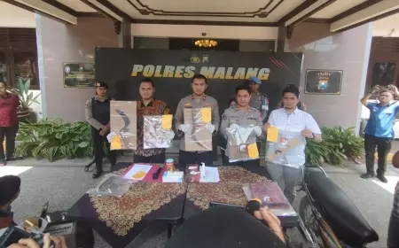 Polres Malang Ungkap Kasus Pembunuhan di Gondanglegi