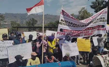 Ratusan Warga Ijen Bondowoso Demo PTPN XII, Ini Permasalahan dan Tuntutannya