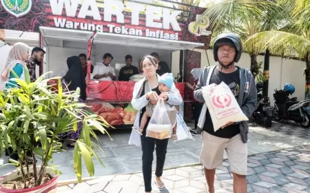 Bukan SPHP, Pemkot Madiun Beri Subsidi Pembelian Beras di Wartek