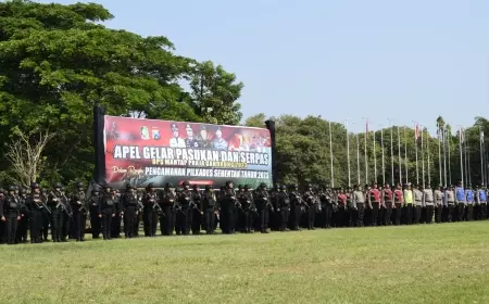 3.278 Personel Gabungan Disiagakan Jaga Kondusifitas Pilkades Serentak di Banyuwangi
