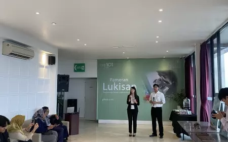 Pameran Lukisan Karya Warga Binaan Lapas Kelas 1 Malang Digelar di The 101 Hotel