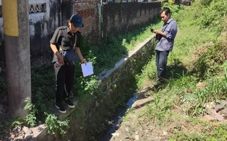 Jelang Musim Penghujan, DPU CKPP Banyuwangi Perbaiki Drainase di Titik Rawan Banjir