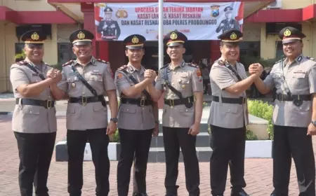Pimpin Sertijab Jajarannya, Ini Pesan Kapolres Probolinggo