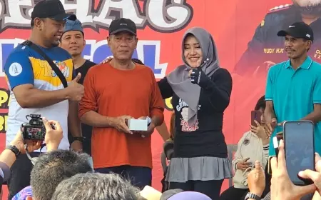 Jalan Sehat, Cara Pemkab Mojokerto Sosialisasikan Gempur Rokok Ilegal