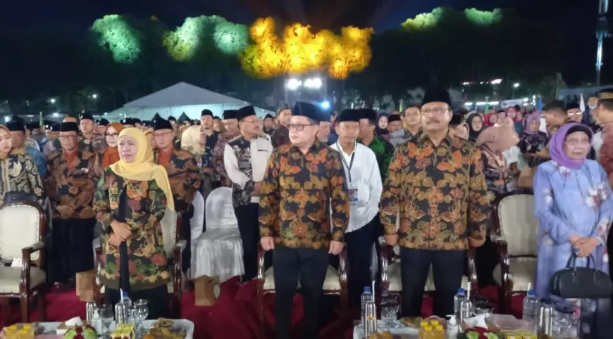 MTQ Ke XXX Telah Dibuka, Gubernur Jatim Bangga Dengan Panggung Spektakulernya