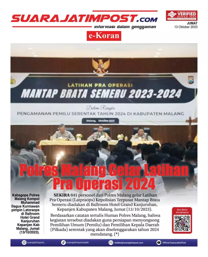 eKoran, Edisi Jumat, 13 Oktober 2023