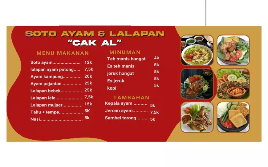 Rekomendasi Anyar,  Soto Ayam & Lalapan CAK AL Hadir di Malang