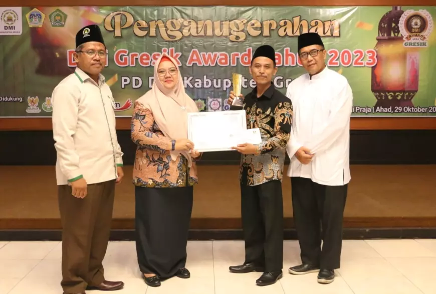 5 Masjid dan Musala Raih Predikat Terbaik DMI Gresik Award 2023