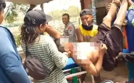 MR X Ditemukan Bersimbah Darah di Depan Warung