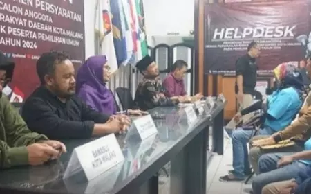 KPU Kota Malang Tetapkan DCT 570 Caleg DPRD