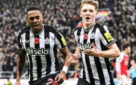Newcastle United Akhiri Rekor Tak Terkalahkan Arsenal