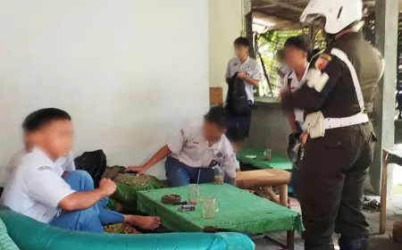 Duh, Kotanya Maju, Puluhan Pelajarnya Masih Suka Bolos