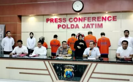 Ditreskrimum Polda Jatim Ungkap Pemalsu 11 SHM, Tetapkan 5 Tersangka Ditahan