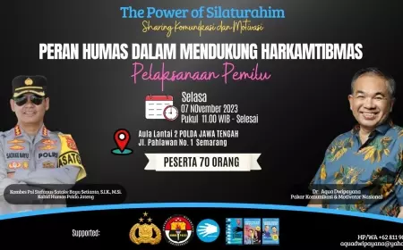 Pakar Komunikasi Dr Aqua Dwipayana: Bidhumas Polda Jateng Harus di Garis Terdepan Pastikan Netralitas Hadapi Pemilu 2024