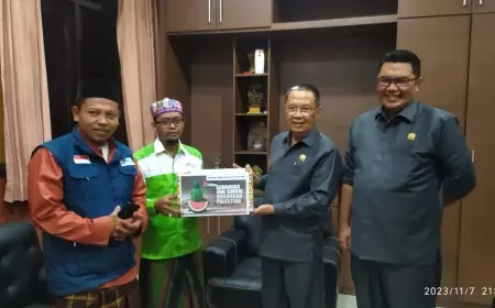 Spontan, Legislatif dan Eksekutif Bondowoso Galang Bantuan Untuk Palestina