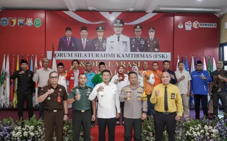 Pemkab Lamongan dan Forkopimda Gelar Forum Silaturahmi Kamtibmas dan Deklarasi Pemilu Damai