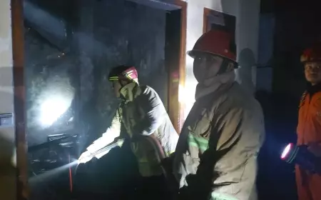Diduga Terganggu Psikis, Warga Jember Nekat Bakar Rumah 