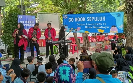 Go Book Sepuluh, Membawa Literasi Keluar Sekolah