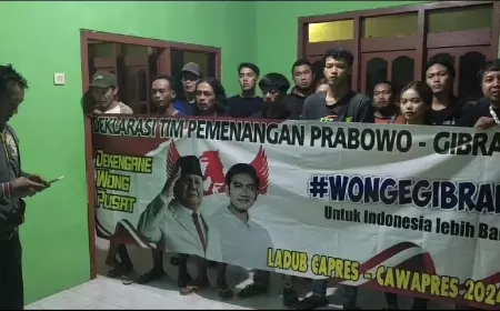 Gerakan #WongeGibran, Dekengane Pusat Meluas di Kabupaten Malang