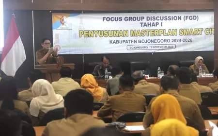 Pj Bupati Bojonegoro Jelaskan Dua Poin Penting Membangun Smart City