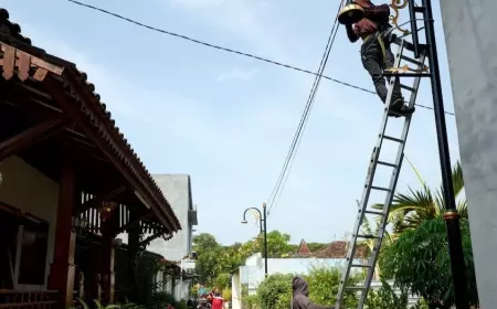 Kejar Target, Pemasangan 1.729 Titik PJU Rampung Bulan Depan