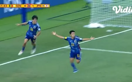 Piala Dunia U-17: Gol Ganda Takaoka Loloskan Jepang ke Babak 16 Besar