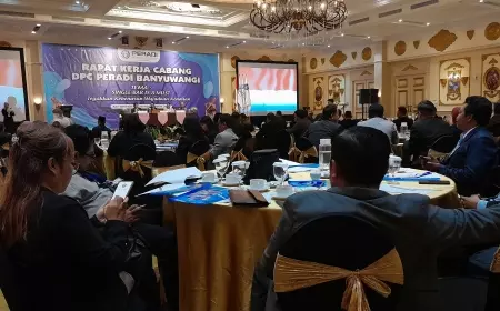 Peradi Banyuwangi Gelar Rakercab, Fokus Layanan Pendampingan Hukum Gratis dan Kaderisasi Advokat