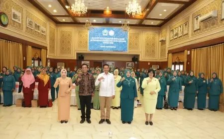 Pj Wali Kota Malang : Peran TP PKK Dalam Percepatan Penanganan 4 Isu Strategis Sangat Penting