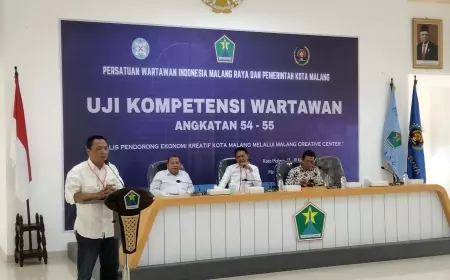 48 Peserta UKW PWI Malang Raya Angkatan 54 & 55 Lulus 100 Persen