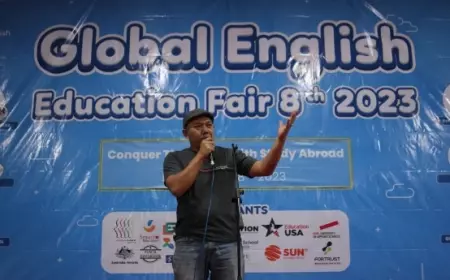 GEEF Jadi Ajang Kampanye Beasiswa Bahasa Inggris di Kampung Inggris Kediri