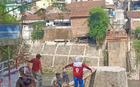 Proyek Jembatan Lembanyung Ditarget Selesai Akhir Tahun