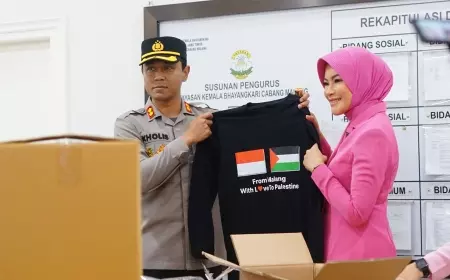 Bhayangkari Cabang Polres Malang Himpun Bantuan Kemanusiaan untuk Palestina