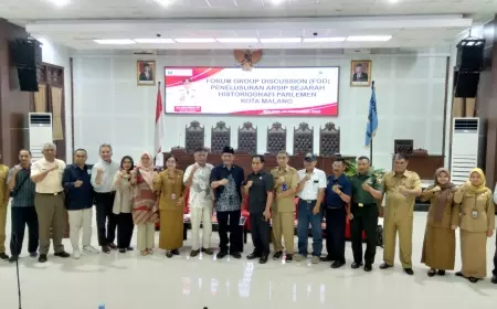 Temukan Arsip Sejarah Parlemen, Dispussipda dan DPRD Kota Malang Gelar FGD