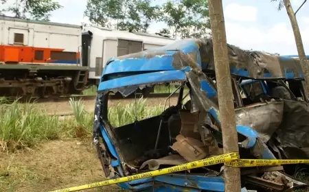 Sopir Elf Maut Laka KA Probowangi Masih Dirawat di RS Bhayangkara Lumajang