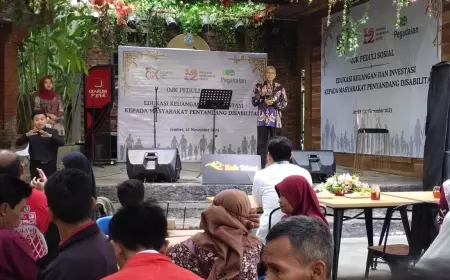 Agar Terhindar Pinjol Ilegal, OJK jember Lakukan Literasi Kepada Penyandang Difabel