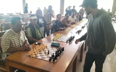 Deklarasi Damai Parpol Batu Melalui Catur Silaturahmi 2023
