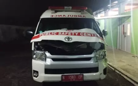 Lagi, Ambulance PSC 119 Alami Kecelakaan, Kini Milik Puskesmas Pakis