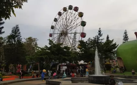 Bianglala Alun-alun Kota Batu Tak Beroperasi di Nataru Besok