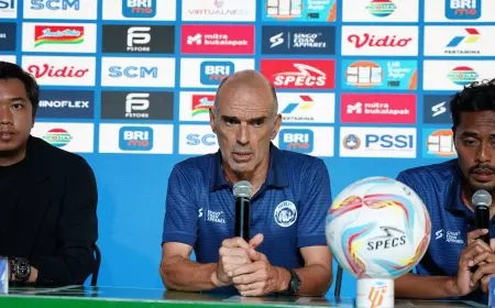 Lawan Persik Kediri, Pelatih Arema FC  Yakin Menang