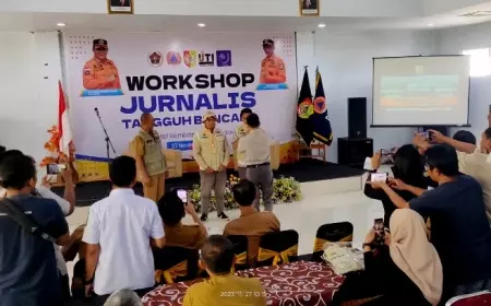 Tingkatkan Skill Jurnalis Bencana, BPBD Jember Perkuat Pentaheliks