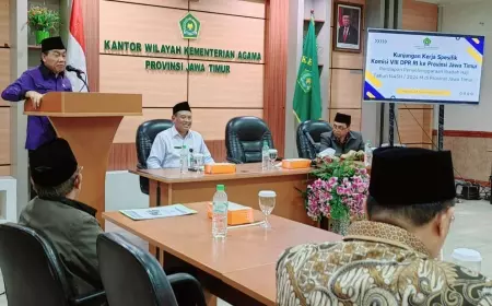 Komisi VIII DPR RI Kunker ke Kanwil Kemenag Jatim Bahas Persiapan Haji 2024