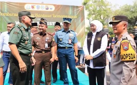 Forkopimda Jatim Kirim Logistik 81 Truk Bantuan Kemanusiaan ke Palestina