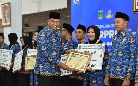 Kepala Rutan Bangil Hadiri HUT Korpri Ke 52 Bersama PJ Bupati Pasuruan