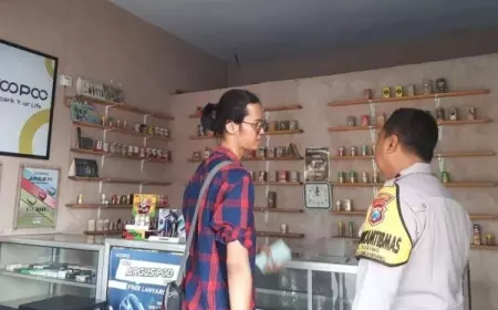 Maling Bobol Toko Vapor di Kota Malang