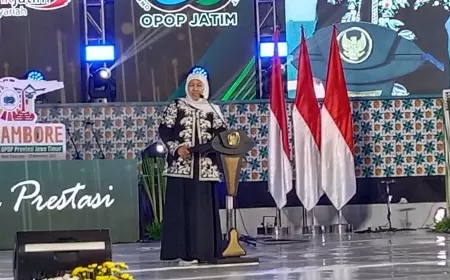 Khofifah Harap Jambore OPOP 2023 Dorong Kemandirian Ekonomi Pesantren