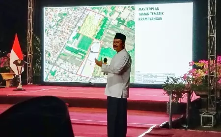 Groundbreaking Pembangunan Taman Tematik Krampyangan Kota Pasuruan Dimulai